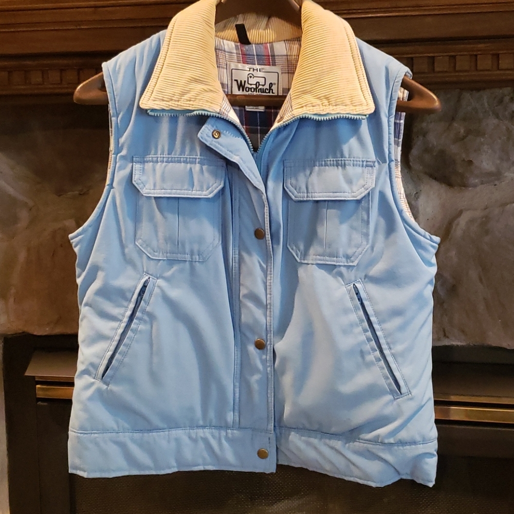 Blue Woolrich Vest
